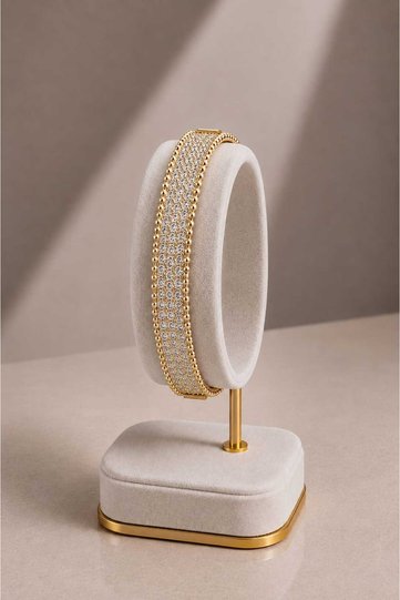 Women's Gold Jewelled Bracelet