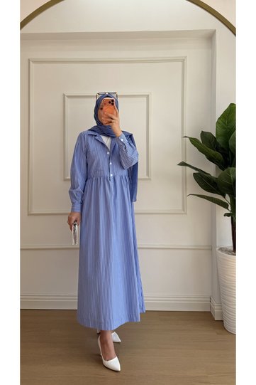 Poplin Shirt Dress