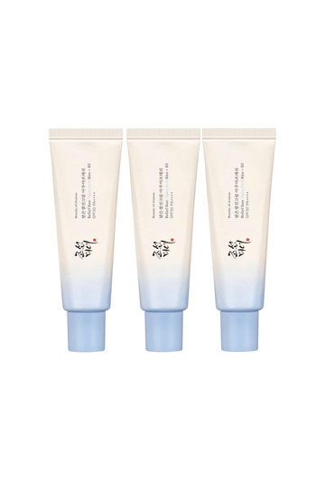 Set Relief Sun Aqua Fresh Rice B5 Spf50 Pa Moisturizing Soothing Uv Protector 50ml Set of 3