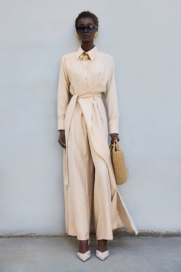 Linen Front Slit Set of 2