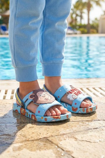 Summer Boys' Wet Floor Suitable Home Garden Beach Pool Daily Slippers Sandals