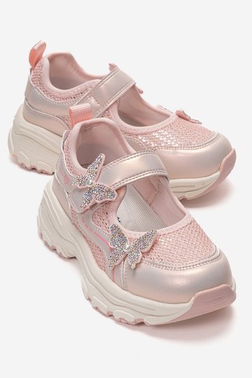 Marcokids Girls' Pink Daily Sports Ballerinas