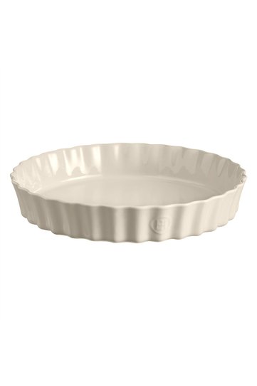 Tart-Börek-Oven Dish Round 32 cm Ecru (Eh026032)