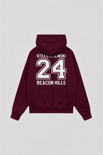 Unisex Men/Women Teen Wolf Stiles Stilinski Printed Oversize Cotton Hooded Sweatshirt