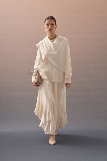 Asymmetrical Modal Skirt