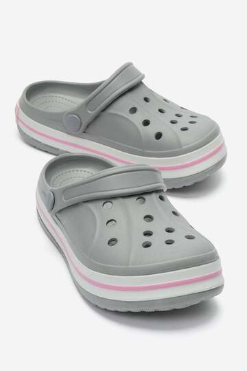 Sabo Children's Slippers Gray White Pink
