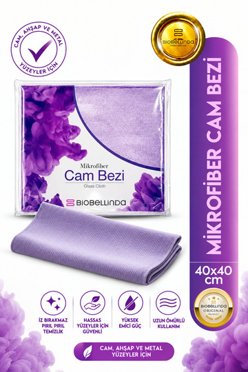 Mikrofiber Cam Bezi (40X40 CM)