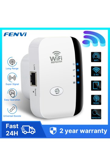 EU Plug FENVI 300Mbps Wireless WIFI Repeater Remote Wifi Extender WiFi Amplifier 802.11N WiFi Booste