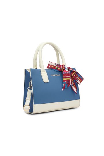 CYRUS SATCHEL MEDIUM ROYAL BLUE | Women's Fashion Handbag Bag With Zipper Opening And Closing Shoulder Satchel Bag