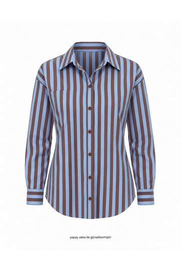 Zr Double Color Shirt Blue