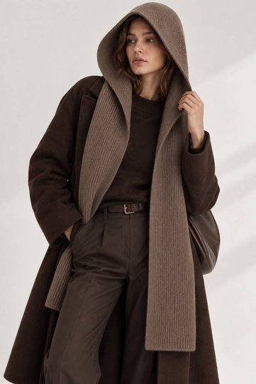 Women's Knitwear Knitted Winter Hoodie Accessories Shawl Scarf Hat Balaclava