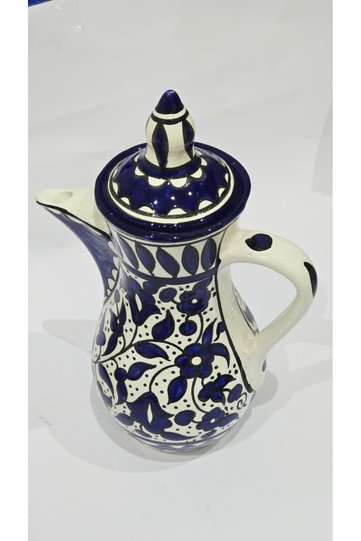 Handmade ceramic coffee pot