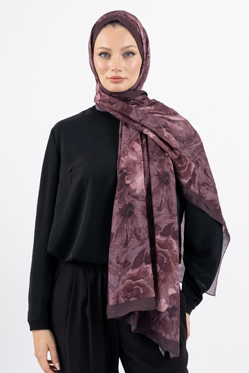 'Rosea' Patterned Bamboo Shawl, High Quality & New Season Shawl