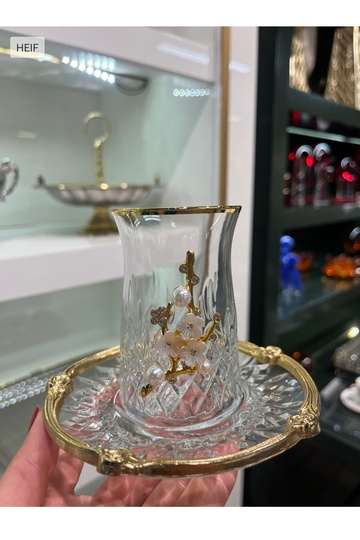 Odin Gold Pearl Tea Set for 6 People
