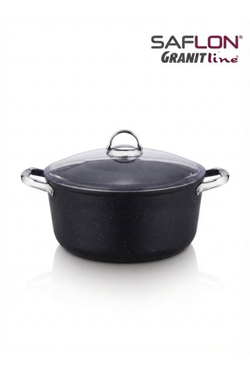Titanium Deep Cooking Pot 30 cm Fireproof Non-Stick
