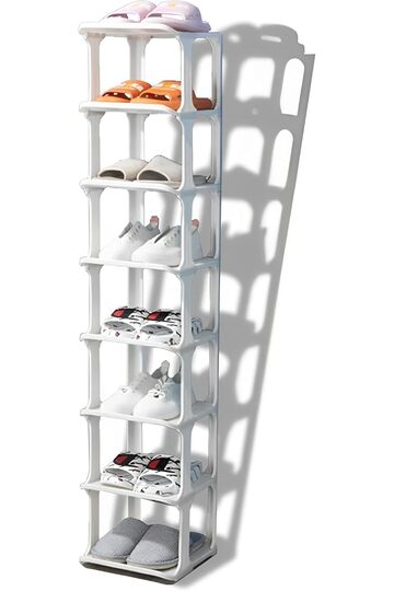 Stackable Shoe Storage Organizer,Multi-Layer Adjustable Entryway Shoe Rack for Closet and Living Room