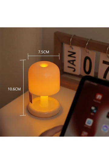 Mini Table Lamp Sunset Night Light Led Table Lamp Mini USB Rechargeable Desk Bedside Bedroom Bar Roo