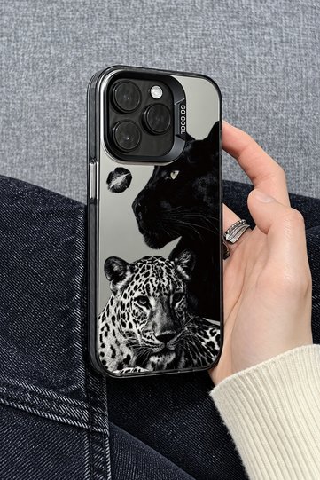 حافظة هاتف مقاومة للأوساخ بنمط الحمار الوحشي متوافقة مع هاتف iPhone 14 Pro Max MK01A