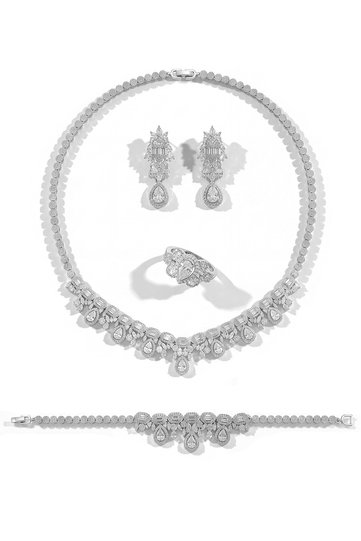 Sorrento Necklace Bracelet Earrings Ring Set