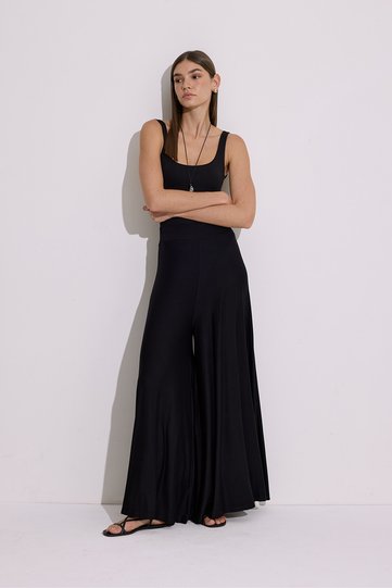 Drapey Comfortable Pants Black