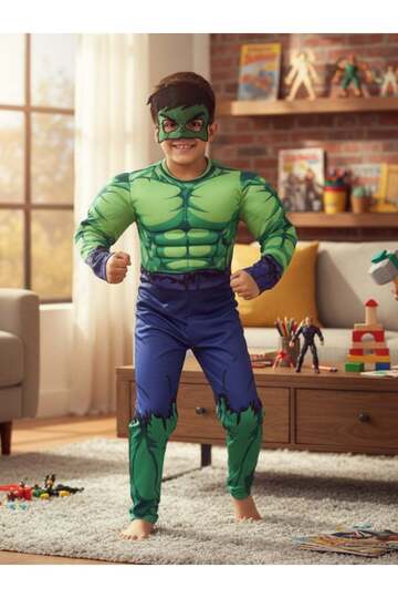 Hulk Costume – Exclusive Design with Mask and Muscles