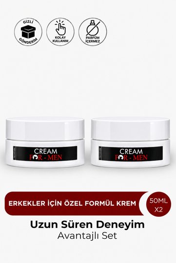 2-Pack Men's Cream Long-Lasting Experience-For Men Premium Cream-Delay