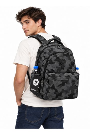 Luxury Unisex Black Backpack Sport