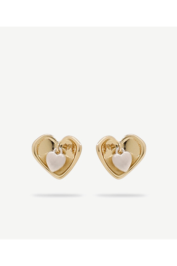 Minimal Earrings with Hearts