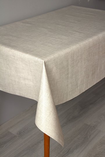Fiber-Lined Wipeable Pvc Oilcloth Tablecloth 12-Doraketen