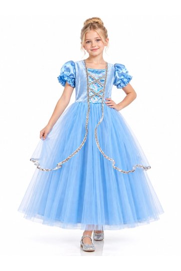 Girls' Princess Cinderella Costume - Girls' Princess Cinderella Birthday Party Dress