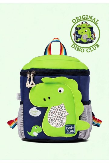 Unisex Children's Backpack with Dinosaur Figure