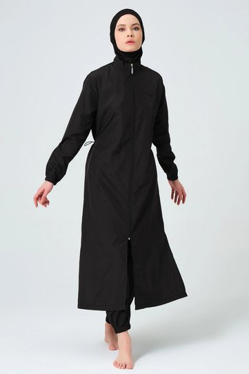 Water Long Battal Hijab Swimsuit (Plus Size)