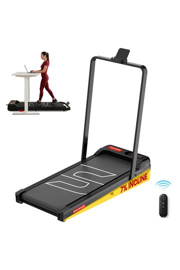 STH-3004N 2-in-1 Walking Pad Treadmill, Foldable, 10 km/h, 7% Incline, LED, Bluetooth, 90kg Capacity