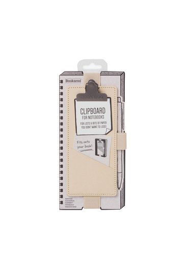 Bookaroo Clip-On Notebook Cover Cream 43434
