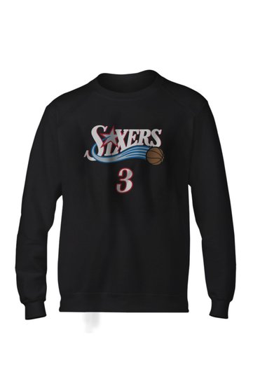 Black Sixers Allen Iverson Basic Sweatshirt