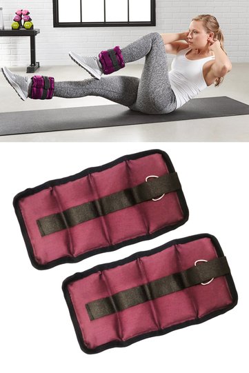 1 kg x 2 pieces Gabardin Ankle Weights Conditioning Strengthening Wrist Muscle Weight Set