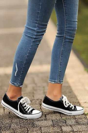 Black - Linen Casual Sports Shoes Unisex Women Men