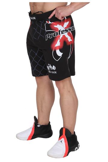 Slit Printed Mma Fighter Shorts 1316