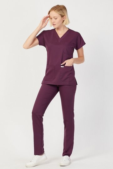 Lycra Plum Surgical Suit