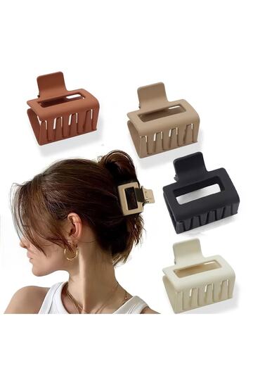Women's Brown 4-Piece Latch Buckle Set