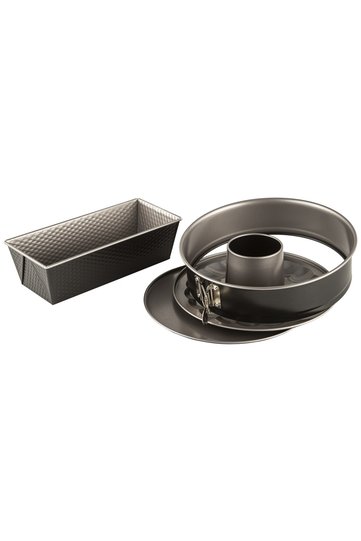 Easybake Savarin / Rectangular / Clamp-On 3-Piece Cake Mold Set - 2100124865