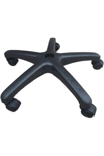 Office Chair Plastic Star Feet and 5 Wheels