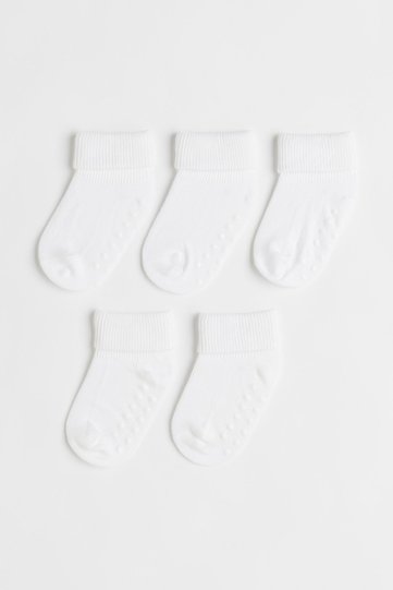 5 Pack Organic Cotton Non-Slip Children/Baby Socks Special Boxed