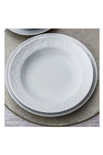 Spring Branch Blı 25cm Plain Undecorated Plate