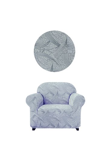 Jacquard Sofa, Sofa and Sofa Bed Cover, Sehra Pattern, Flexible, Without Skirt, for Single (Archair)