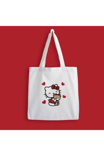 Hello Kitty Printed Cloth Bag