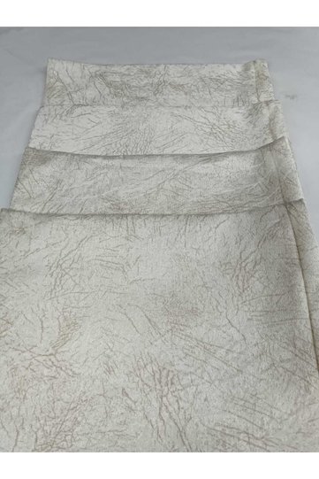 Velvet Fabric 40x40 4-Piece Throw Pillow Set Cream Vein Patterned Decorative