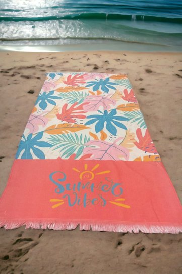 DIGITAL PRINTED BEACH TOWEL 70x140 CM