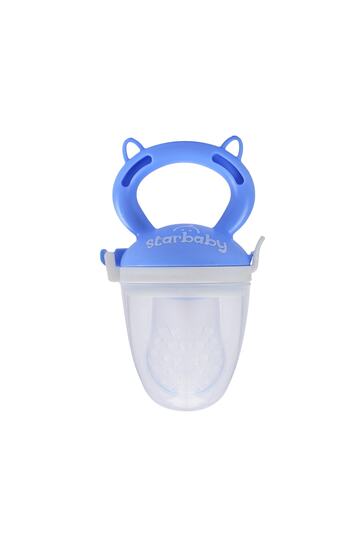 Fruit Strainer with Silicone Tip Blue