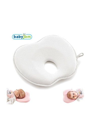 Baby Jem Flat Head Pillow Ecru